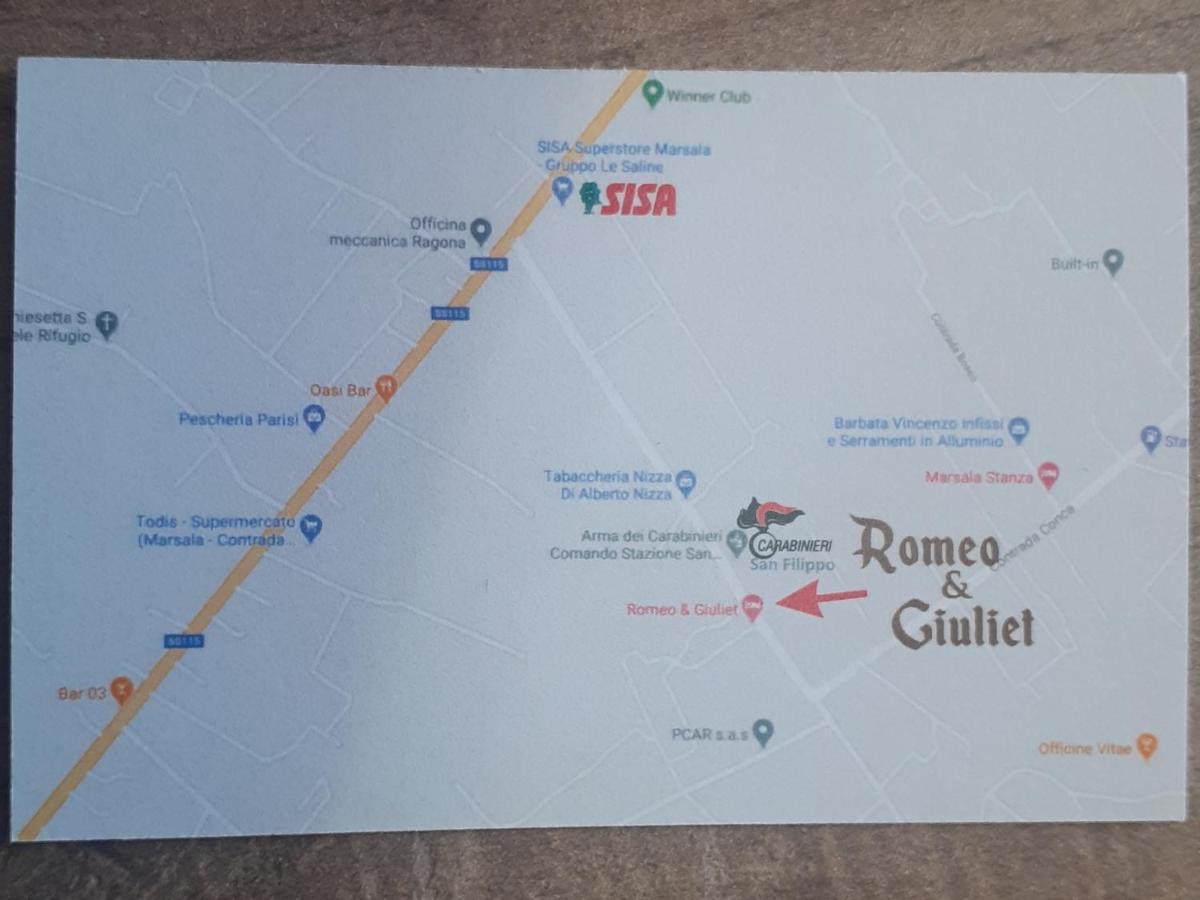 Hotel Romeo&Giuliet Marsala Exteriér fotografie